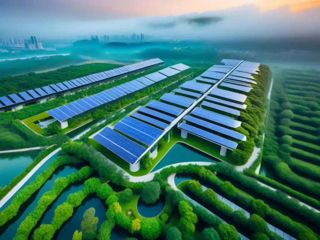 Desarrollo inmobiliario futurista: armonía urbana y natural Un futuro vibrante de Desarrollos Inmobiliarios Integrados inversión: modernidad y naturaleza en armonía