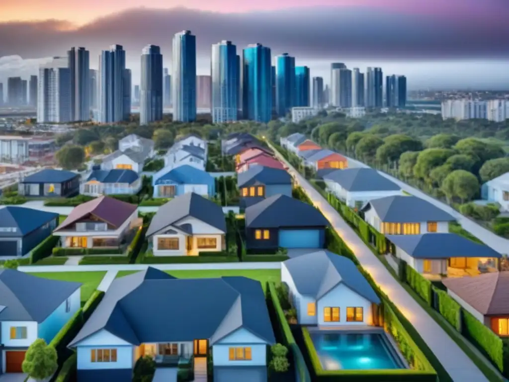 Inversiones inmobiliarias antíciclicas: protege tu patrimonio Gráfico moderno y diverso de inversiones inmobiliarias