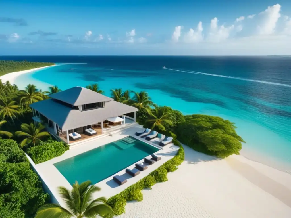 Villa de lujo con piscina infinita en playa paradisíaca Hermosa villa con piscina infinita en el Caribe, perfecta para extranjeros buscando hipotecas en el paraíso