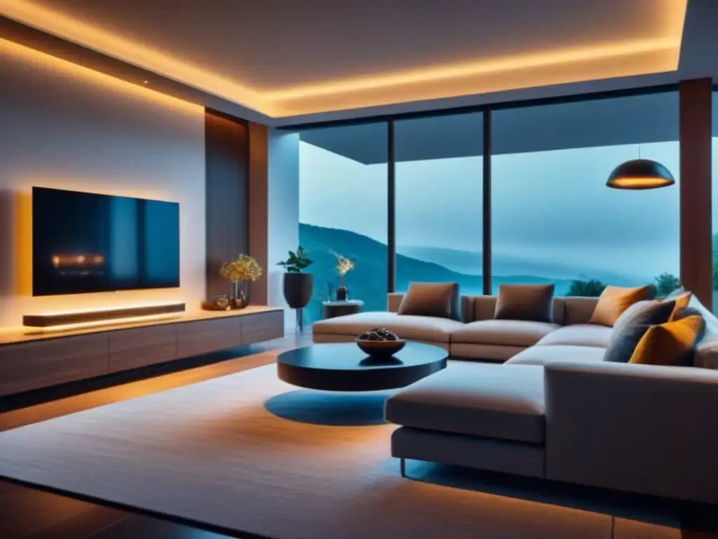 Smart Home de Lujo: Automatización y Elegancia en 8k Un hogar inteligente de lujo con domótica en inversión inmobiliaria internacional