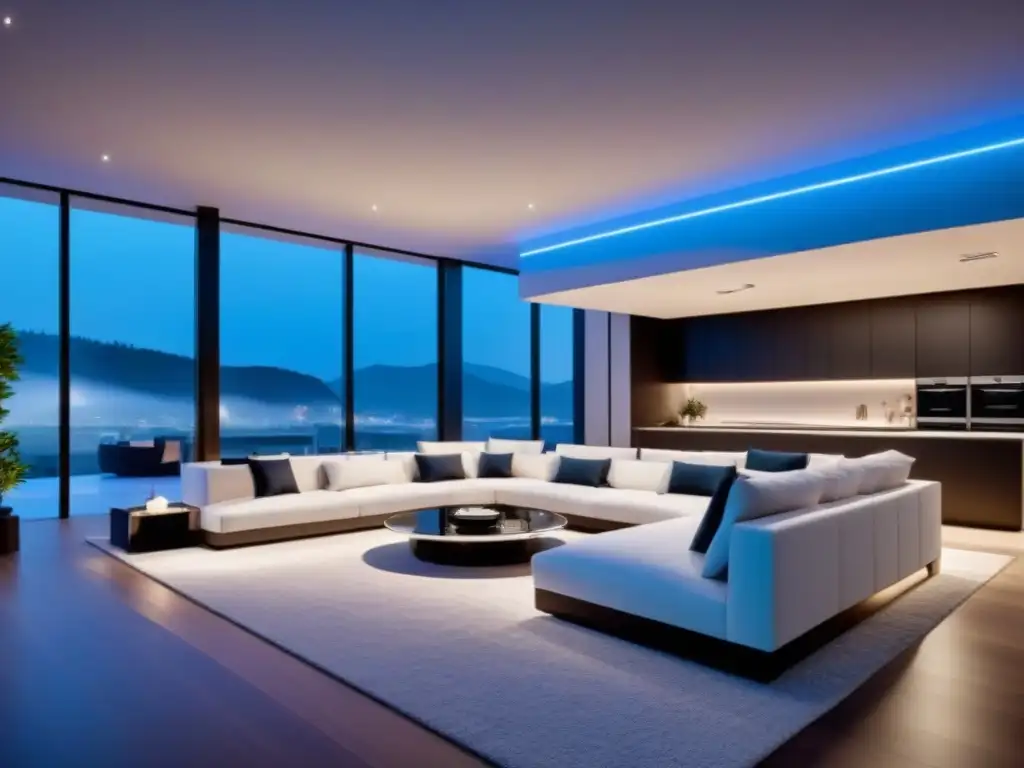 Hogar inteligente de lujo: diseño futurista y tecnología avanzada Un hogar inteligente de lujo con domótica en inversión inmobiliaria internacional