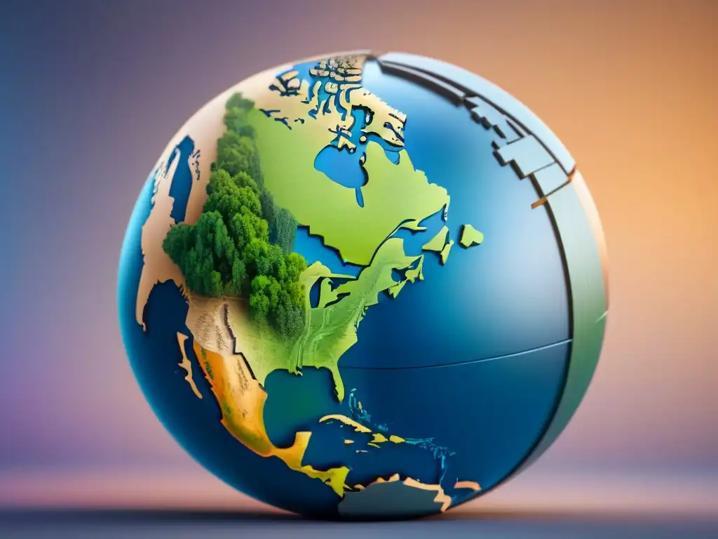Comparación de divisas para inversiones globales Una ilustración moderna que representa la comparación entre hipotecas en moneda local y extranjera para inversores globales