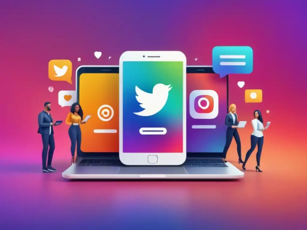 Interacción online: comunidad diversa y comprometida con contenido de marca Una imagen vibrante de estrategias para fomentar la lealtad de marca en redes sociales con una comunidad diversa e interactiva