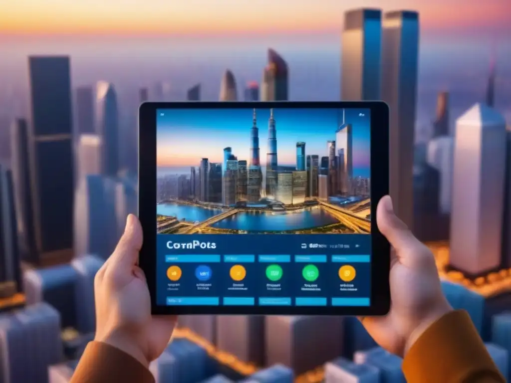 Inversión global: diversidad de activos en tablet Una impactante cartera de inversiones internacionales en tablet, con hipotecas para diversificar