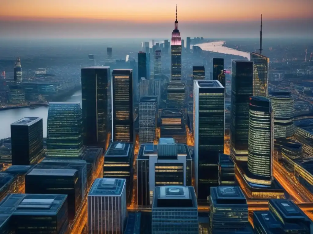 Escena urbana postBrexit: evolución del mercado inmobiliario Impacto del Brexit en el mercado inmobiliario: contraste entre arquitectura tradicional y moderna en una ciudad bulliciosa