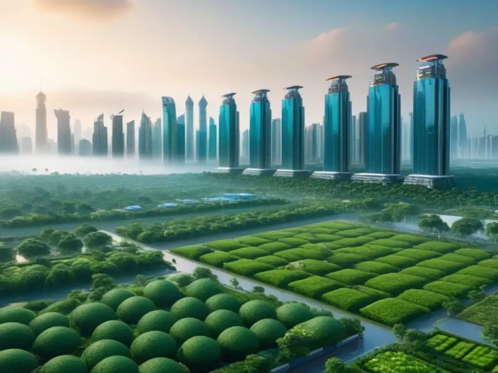 Metrópolis futurista: armonía entre desarrollo urbano y sostenibilidad Impacto de políticas de vivienda en la inversión inmobiliaria de una ciudad futurista sostenible