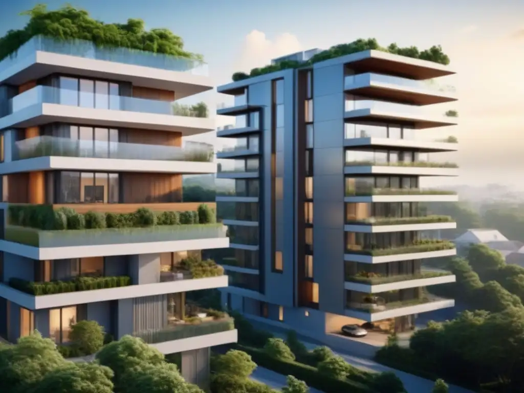 Edificio residencial innovador fusionando culturas en diseño sostenible Impacto migración diseño viviendas: Edificio residencial innovador fusiona culturas en arquitectura vanguardista