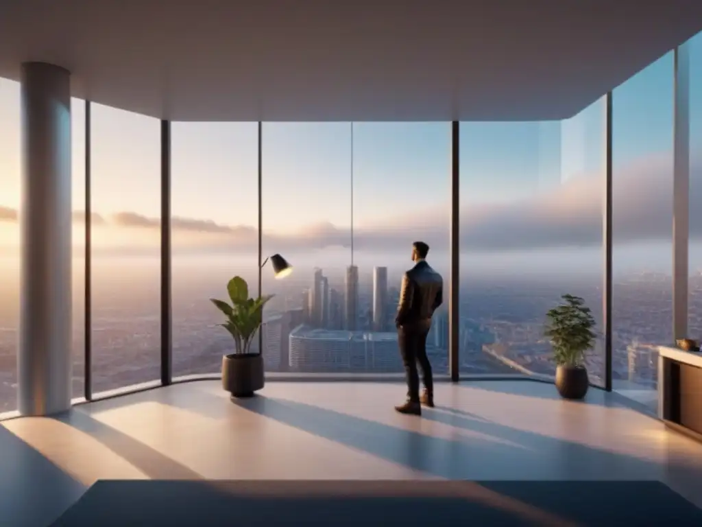 Propiedad futurista en América del Norte: diseño 3D de vanguardia Impresionante diseño arquitectónico futurista de propiedad norteamericana con tecnología 3D