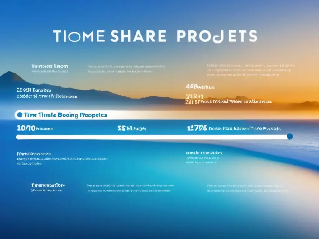 Infografía evolución del timeshare: de los 60 a hoy Un infográfico elegante y moderno sobre la evolución del tiempo compartido, ideal para estrategias de marketing efectivas