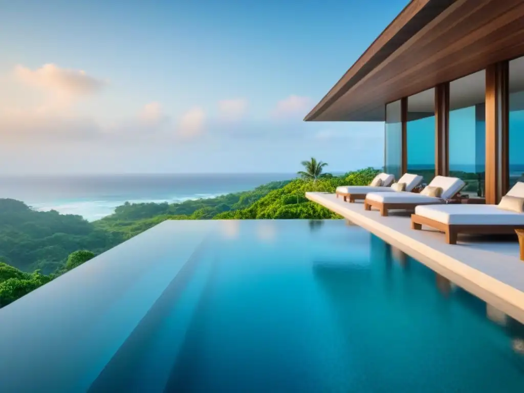 Villa de lujo con piscina infinita y vista al mar Inversión inmobiliar inigualable: lujosa villa con piscina infinita frente al mar, rodeada de exuberante vegetación tropical