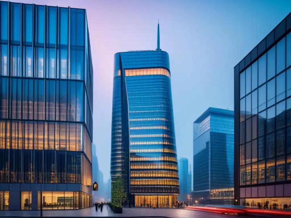 Edificio moderno en Europa del Este: símbolo de oportunidad inmobiliaria Invierte en inmobiliaria en Europa del Este: edificio moderno en ciudad bulliciosa, reflejando oportunidad y crecimiento