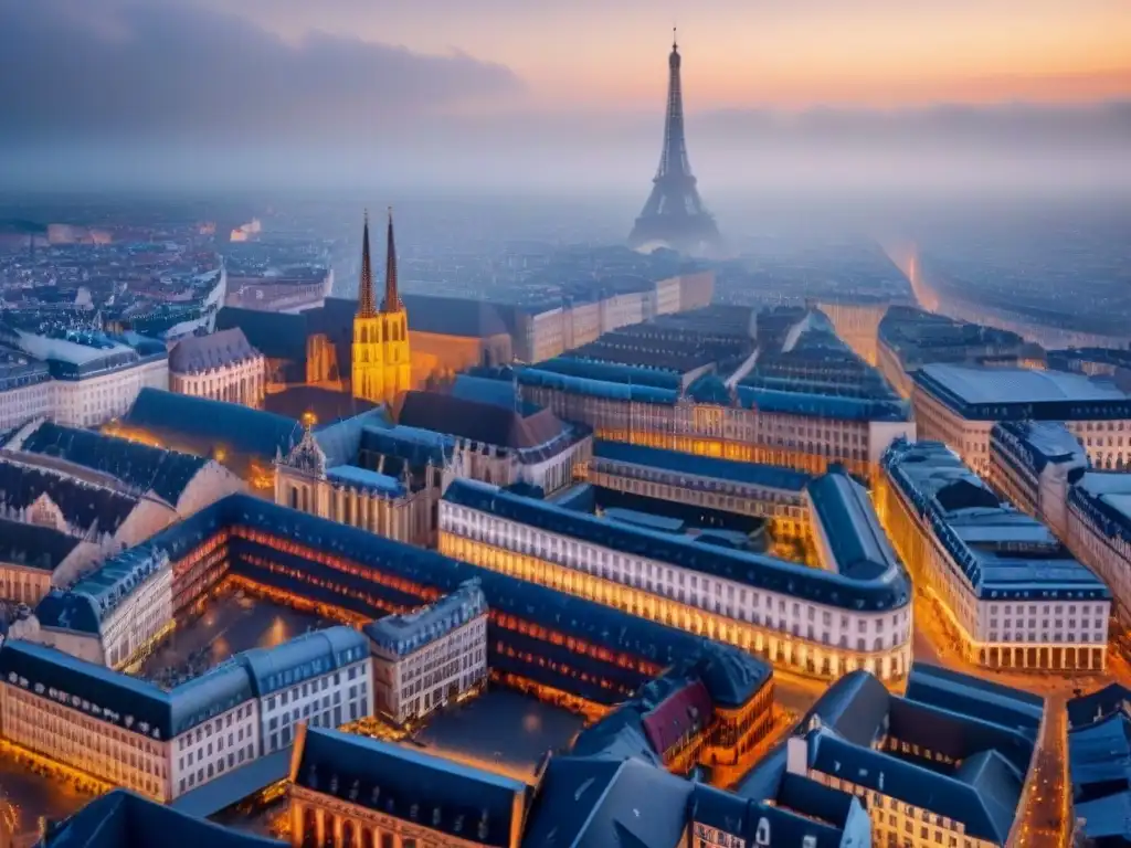 Cityscape europeo: historia y modernidad en armonía Revitalización inmobiliaria e impacto del turismo en Europa: ciudad europea con arquitectura histórica y moderna, llena de vida y contrastes