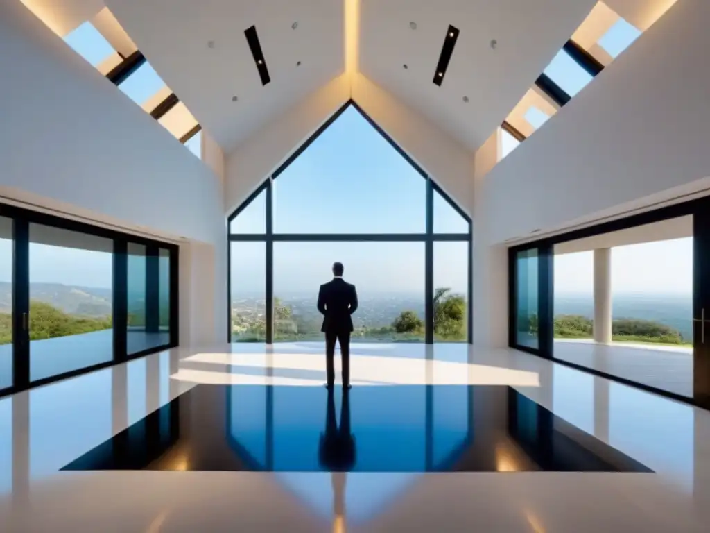 Mansión de lujo con capilla privada y diseño moderno Inmuebles con capillas privadas: Mansión de lujo moderna con capilla integrada y diseño sofisticado