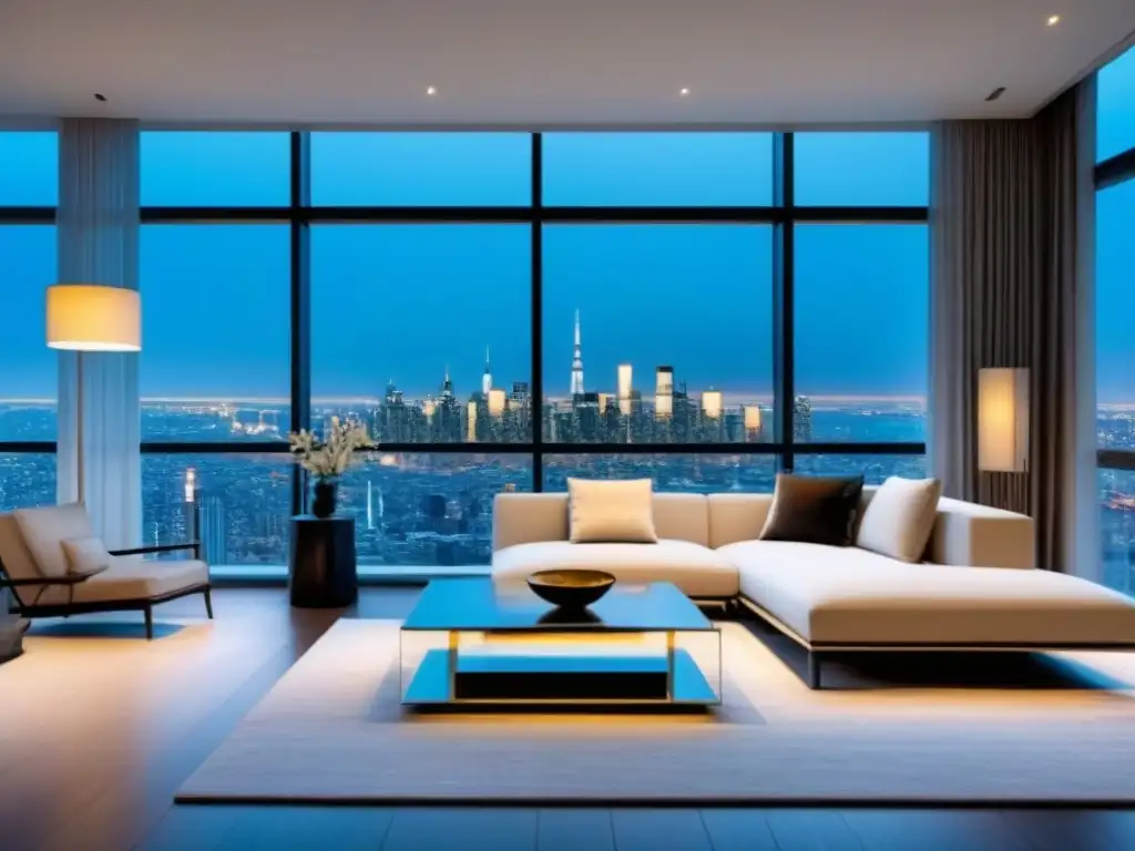 Penthouse moderno de lujo con vistas panorámicas a la ciudad Invertir en inmuebles internacionales: Penthouse moderno de lujo con vistas a la ciudad y terraza panorámica
