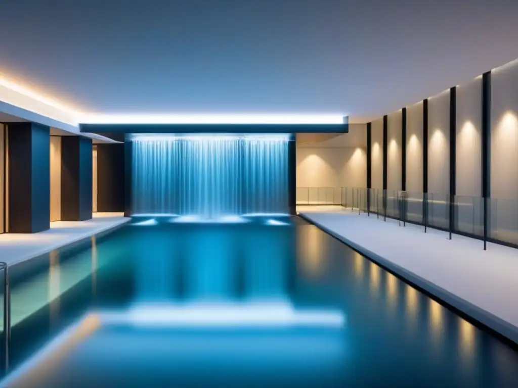 Revolutionary sistema de reciclaje de agua en edificio moderno Innovaciones en reutilización de agua: sistema vanguardista en edificio moderno, diseño sofisticado e integración visual impactante