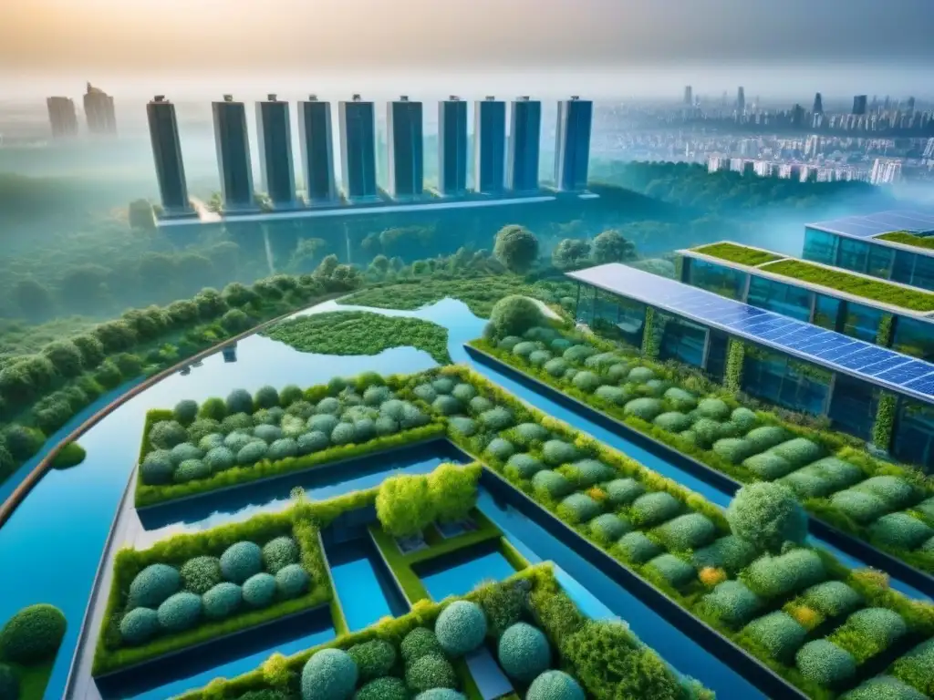 Desarrollo urbano sostenible: armonía entre naturaleza y arquitectura Innovadoras estrategias inmobiliarias sostenibles en desarrollo urbano ecoamigable