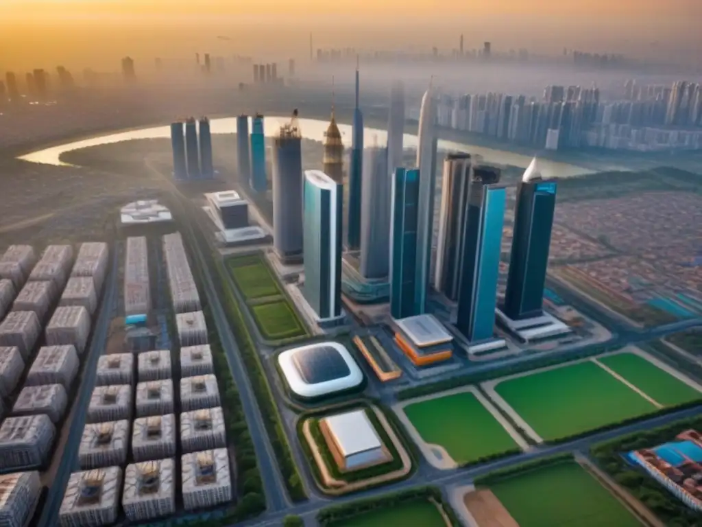 Horizonte futurista de la ciudad africana: innovación y tradición Innovadoras tendencias de construcción en el mercado inmobiliario de África Subsahariana