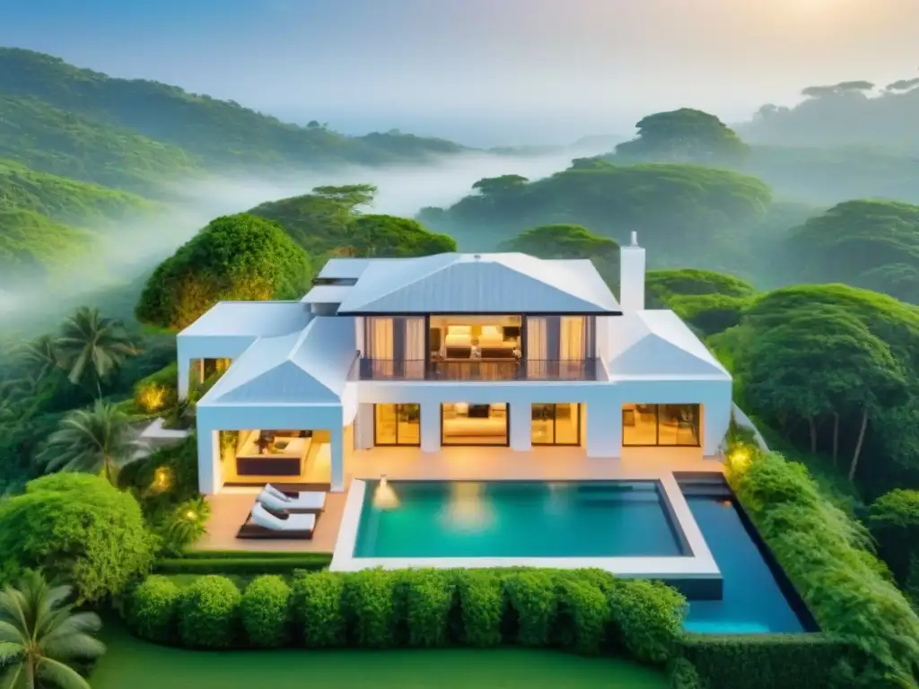 Paraíso de lujo: propiedad vacacional con piscina y vistas panorámicas Inquilinos ideales propiedades vacacionales: Exclusiva propiedad de lujo rodeada de naturaleza con piscina y vistas panorámicas