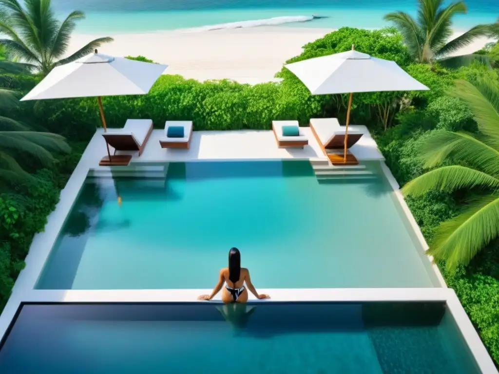 Paraíso tropical: villa de lujo con infinity pool y vista al mar Los inquilinos ideales propiedades vacacionales disfrutarán de esta lujosa villa en la playa con piscina infinita y vistas al mar