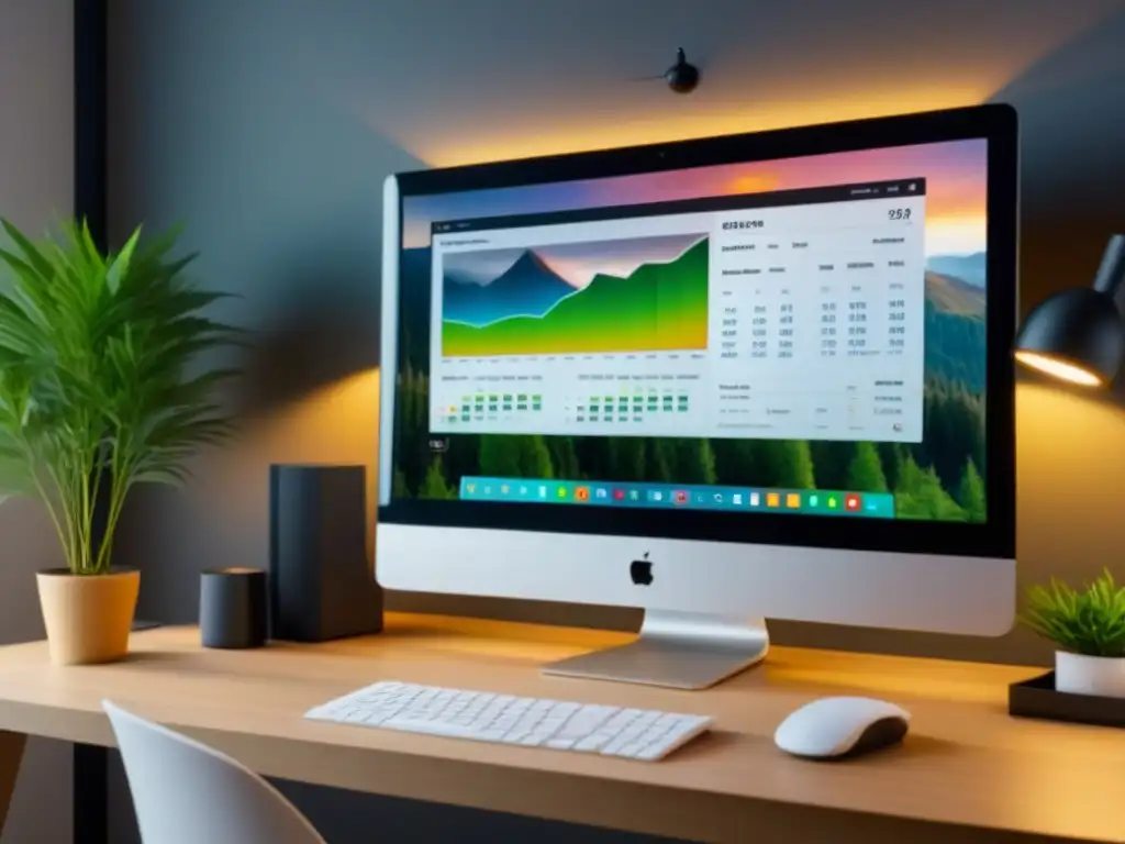 Interfaz de gestión de alquiler vacacional: moderna y profesional en 8k Interfaz moderna para gestión de alquileres vacacionales con diseño intuitivo y elegante