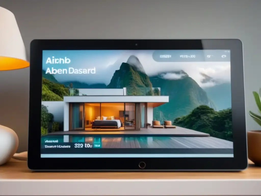 Panel de control Airbnb: diseño moderno y sofisticado en 8k Interfaz sofisticada de Airbnb: consejos optimización listados Airbnb internacional
