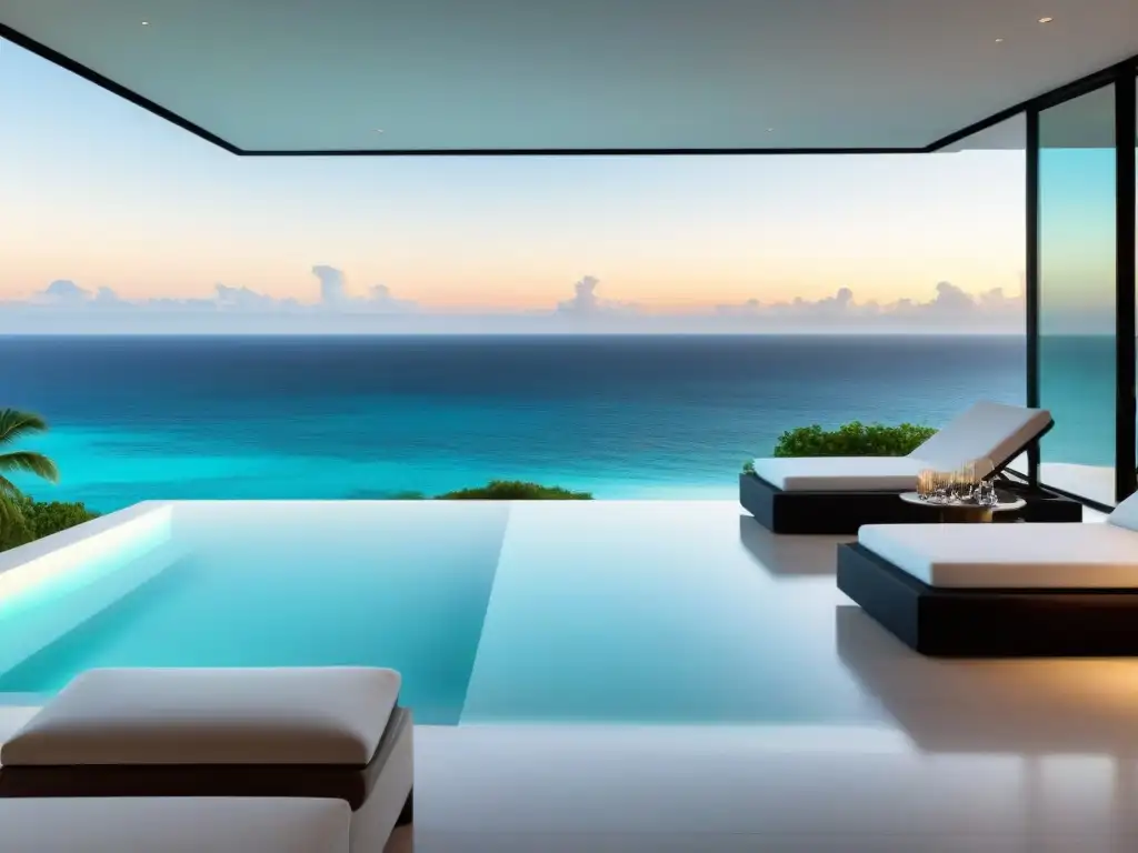 Villa de lujo en el Caribe: moderna y exclusiva Inversión en bienes raíces de lujo en el Caribe: Villa moderna de lujo en acantilado con vista al mar turquesa