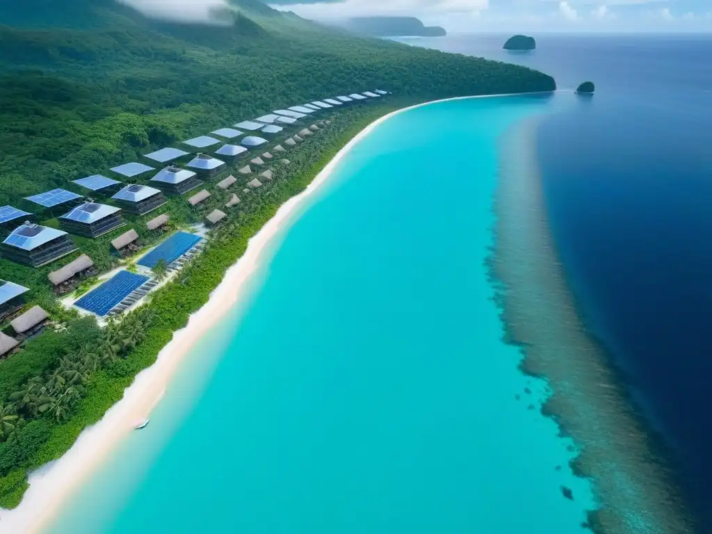 Resort ecoamigable: lujo sostenible en paraíso natural Inversión en complejos turísticos ecológicos: Un resort sostenible en armonía con la naturaleza, entre playa y selva vibrante