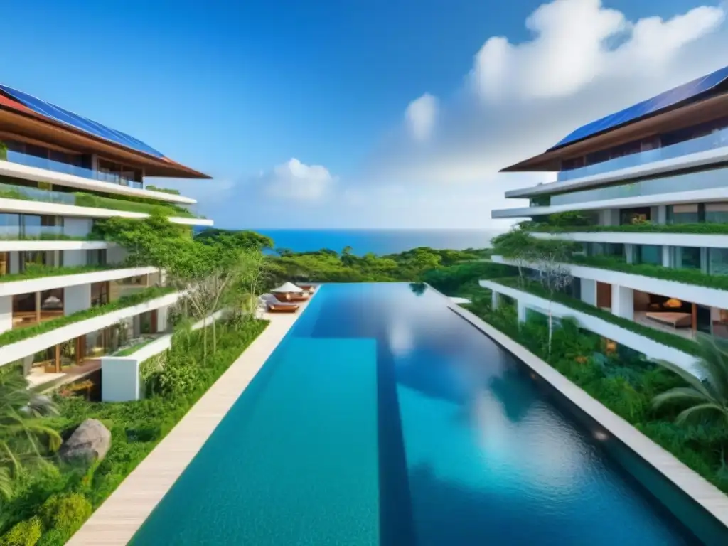 Resort ecológico de lujo en armonía con la naturaleza Inversión en complejos turísticos ecológicos: lujoso resort ecológico integrado en la naturaleza