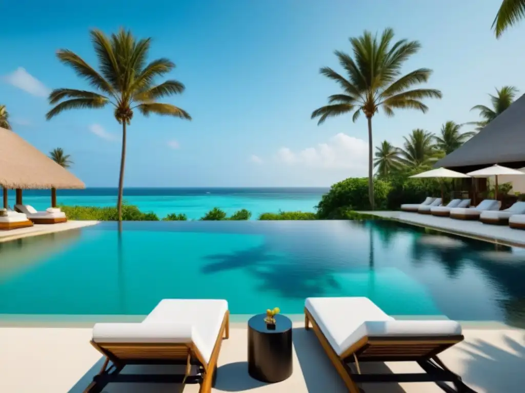 Paraíso tropical: Resort de lujo con infinity pool en destino exótico Inversión exitosa en tiempo compartido: Resort de lujo frente al mar con piscina infinita y ambiente exótico