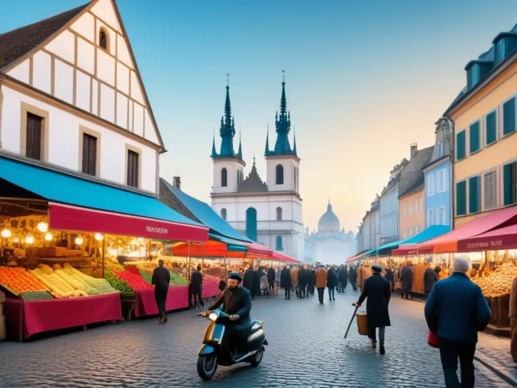 Vibrante centro histórico: fusión de tradición y modernidad Inversión inmobiliaria en ciudades históricas: vibrante escena urbana con encanto histórico y modernidad fusionados