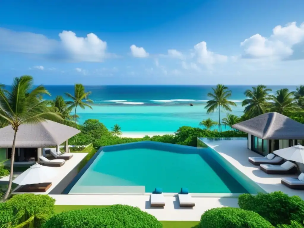 Villas de lujo frente al mar en paraíso tropical Inversión inmobiliaria en costas internacionales: lujoso complejo de villas frente al mar en paraíso tropical