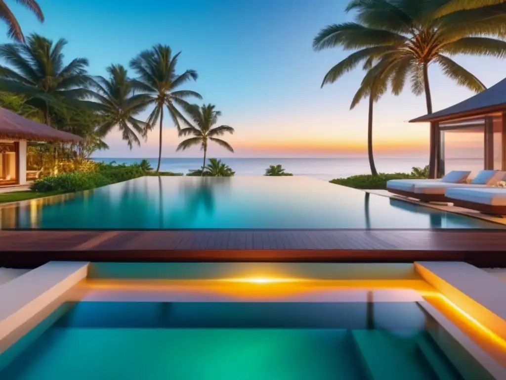 Villa de lujo en paraíso tropical con playa privada Inversión inmobiliaria en destinos exóticos: lujosa villa frente al mar en paraíso tropical