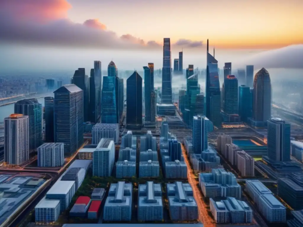 Portafolio de inversión inmobiliaria diversificado en una ciudad vibrante Inversión inmobiliaria diversificada con modernos edificios en ciudad vibrante