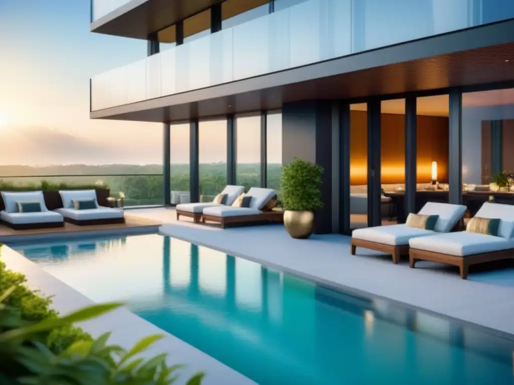 Edificio de lujo y sofisticación: vivir el estilo de vida exclusivo Inversión inmobiliaria global fraccionada en un lujoso edificio moderno con amenidades exclusivas y áreas verdes exuberantes
