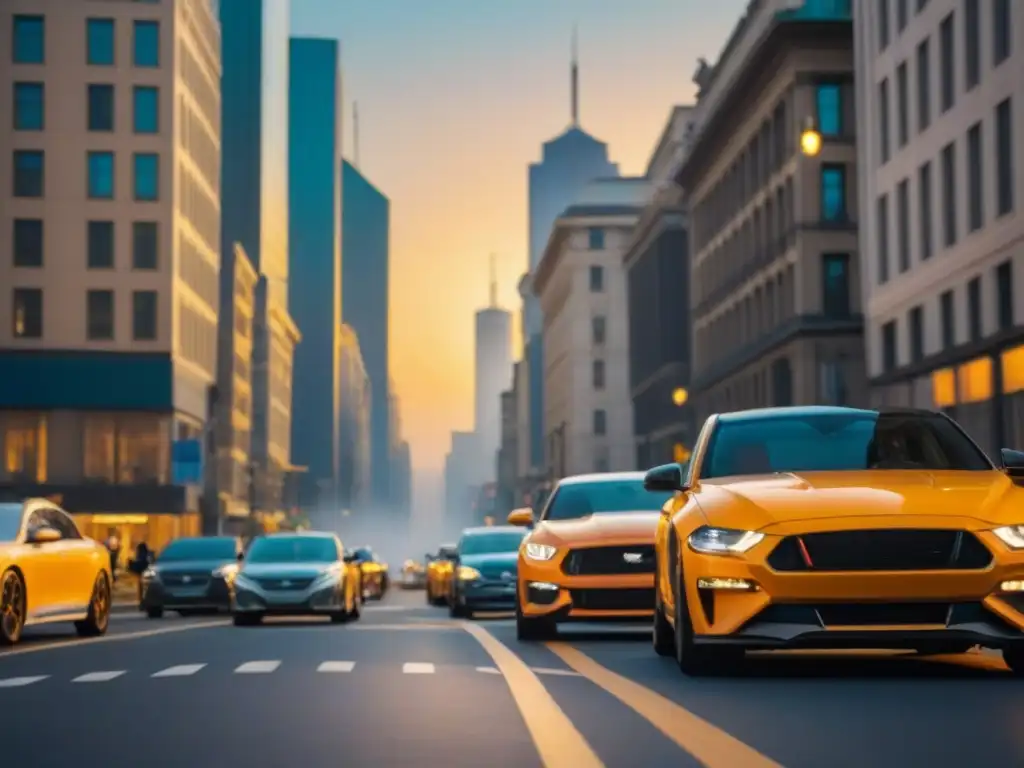 Contraste urbano: historia y modernidad en la evolución inmobiliaria Inversión inmobiliaria impacto económico global: Ciudad vibrante con arquitectura histórica y rascacielos modernos, reflejo de la evolución dinámica
