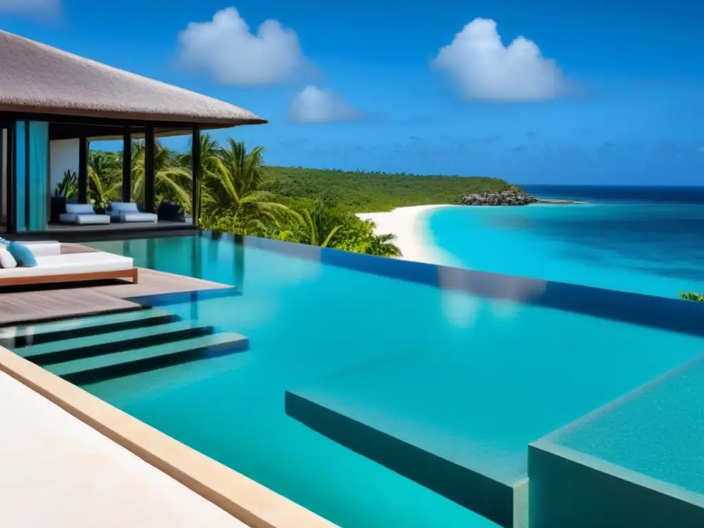 Villa de lujo en el Caribe: inversión inmobiliaria con vistas al mar Inversión inmobiliaria internacional en el Caribe: lujosa villa frente al mar con diseño contemporáneo y vistas panorámicas