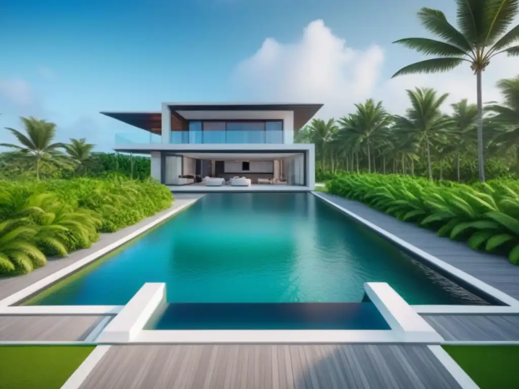 Robótica de lujo en isla privada: drones, limpieza y seguridad AI Inversión inmobiliaria en islas: Robótica de vanguardia en un paraíso privado
