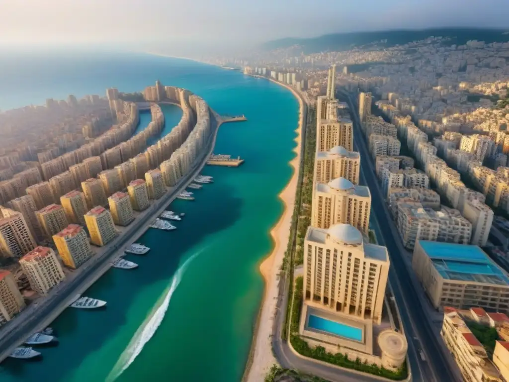Reconstrucción urbana en Beirut: pasado y futuro en armonía Inversión inmobiliaria en Beirut postexplosión: mezcla de arquitectura tradicional y moderna en la vibrante ciudad