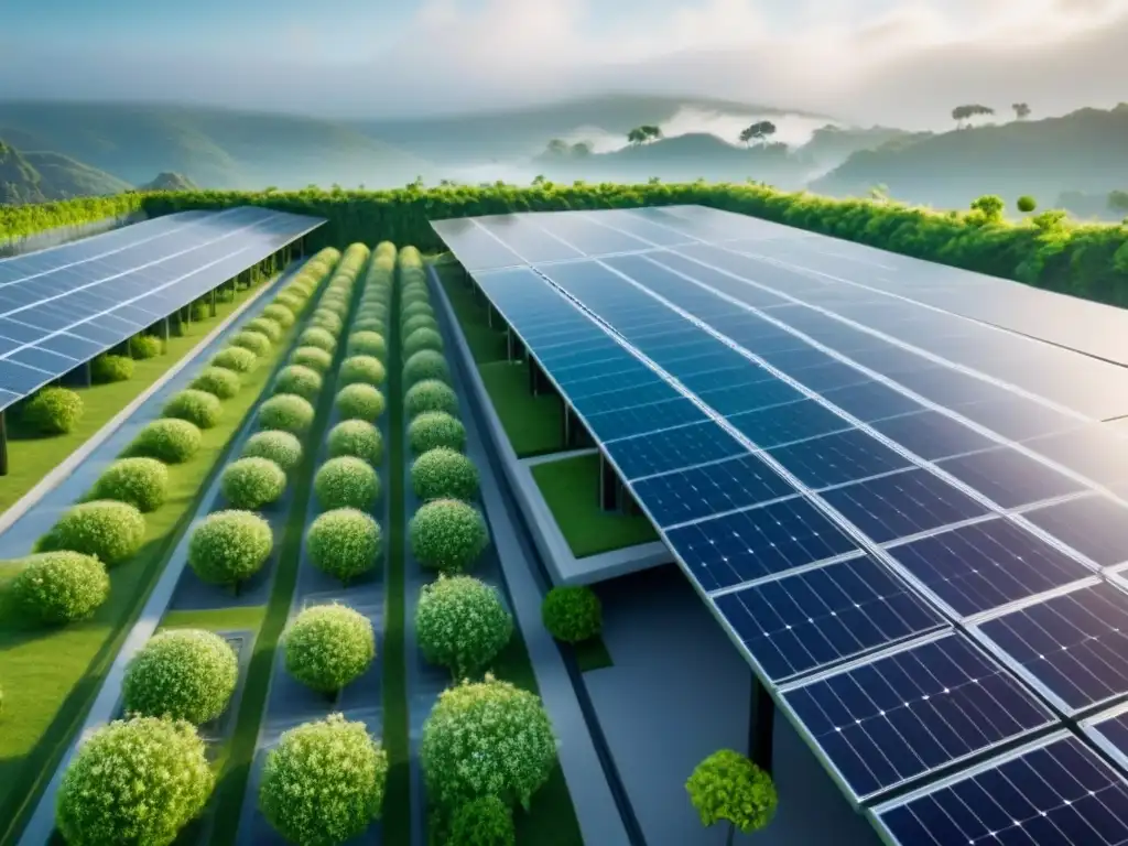 Inversión sostenible: Desarrollo inmobiliario ecoamigable Inversión inmobiliaria sostenible internacional: Profesionales discuten en desarrollo ecoamigable futurista