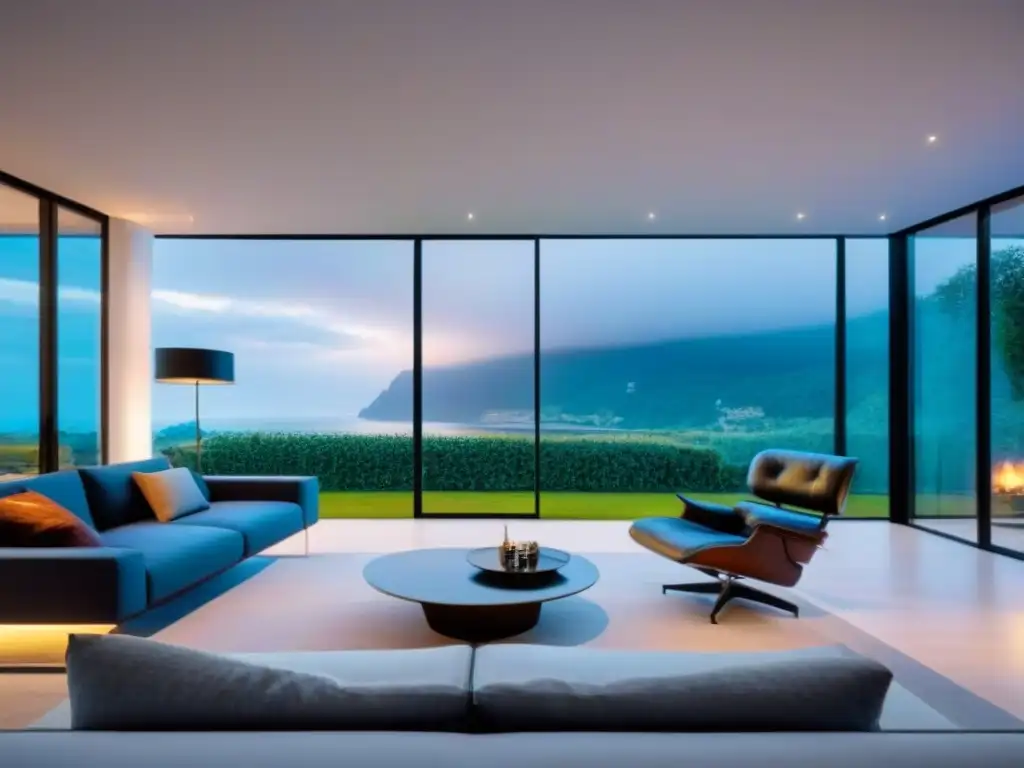 Residencia inteligente de lujo: tecnología avanzada y diseño moderno Inversión en mercado inmobiliario internacional: Casa inteligente moderna con tecnología avanzada y diseño de lujo