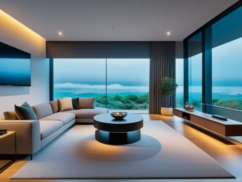 Residencia inteligente de lujo: tecnología innovadora en cada espacio Inversiones en casas inteligentes internacionales: Casa de lujo con tecnología innovadora en cada espacio