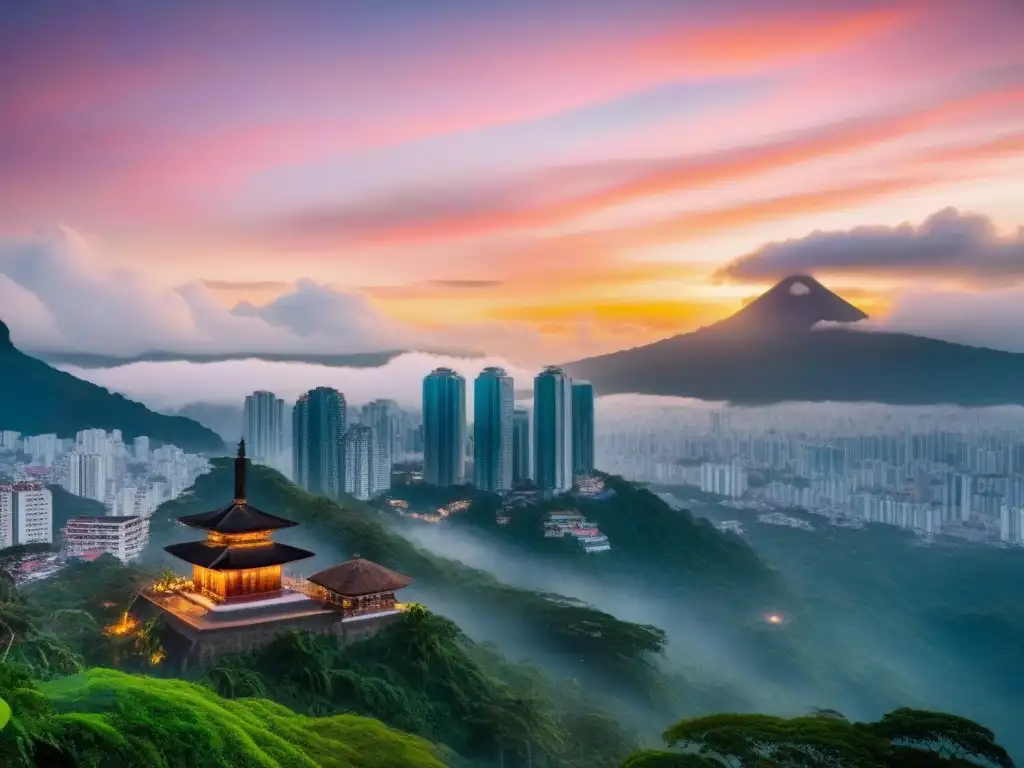 Contraste arquitectónico: Asia moderna vs Inversiones inmobiliarias en Asia vs
