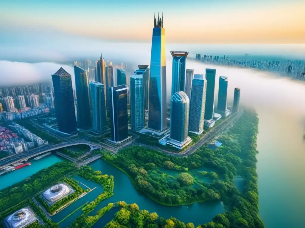 Inversiones inmobiliarias globales: metrópolis dinámica y próspera Inversiones inmobiliarias internacionales con REITs: una ciudad global vibrante y llena de oportunidades de crecimiento y prosperidad