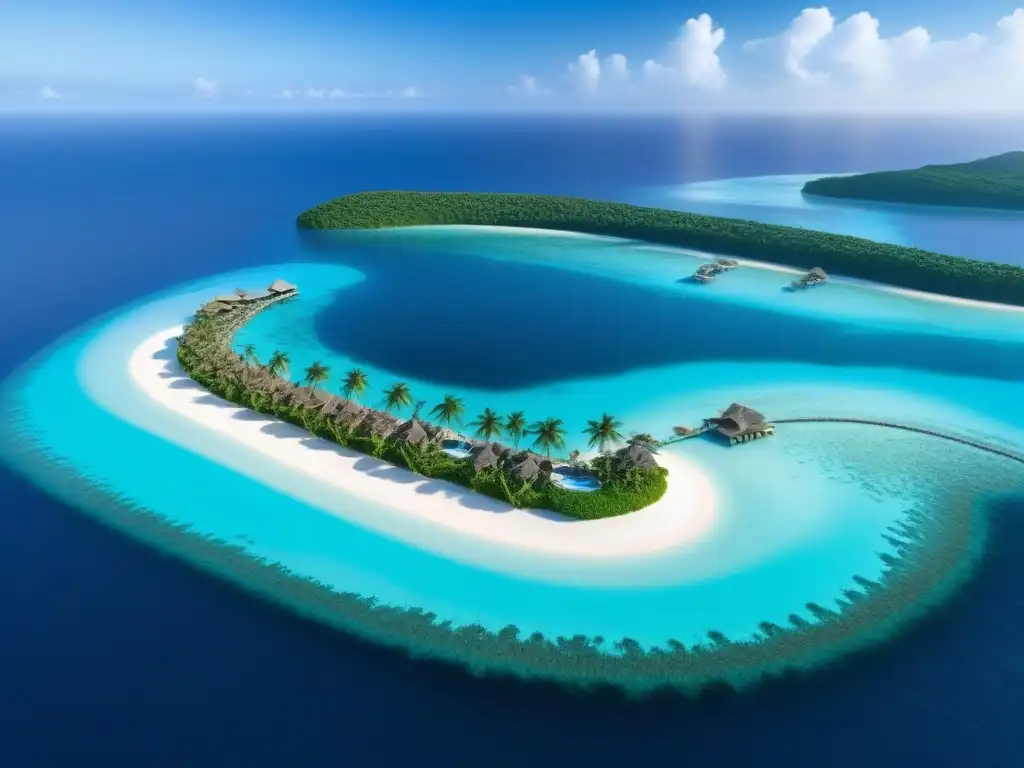 Inversión inmobiliaria de vanguardia en isla privada de lujo Inversiones inmobiliarias internacionales en islas: Inversores diversificados realizan transacciones en una isla de lujo con tecnología blockchain