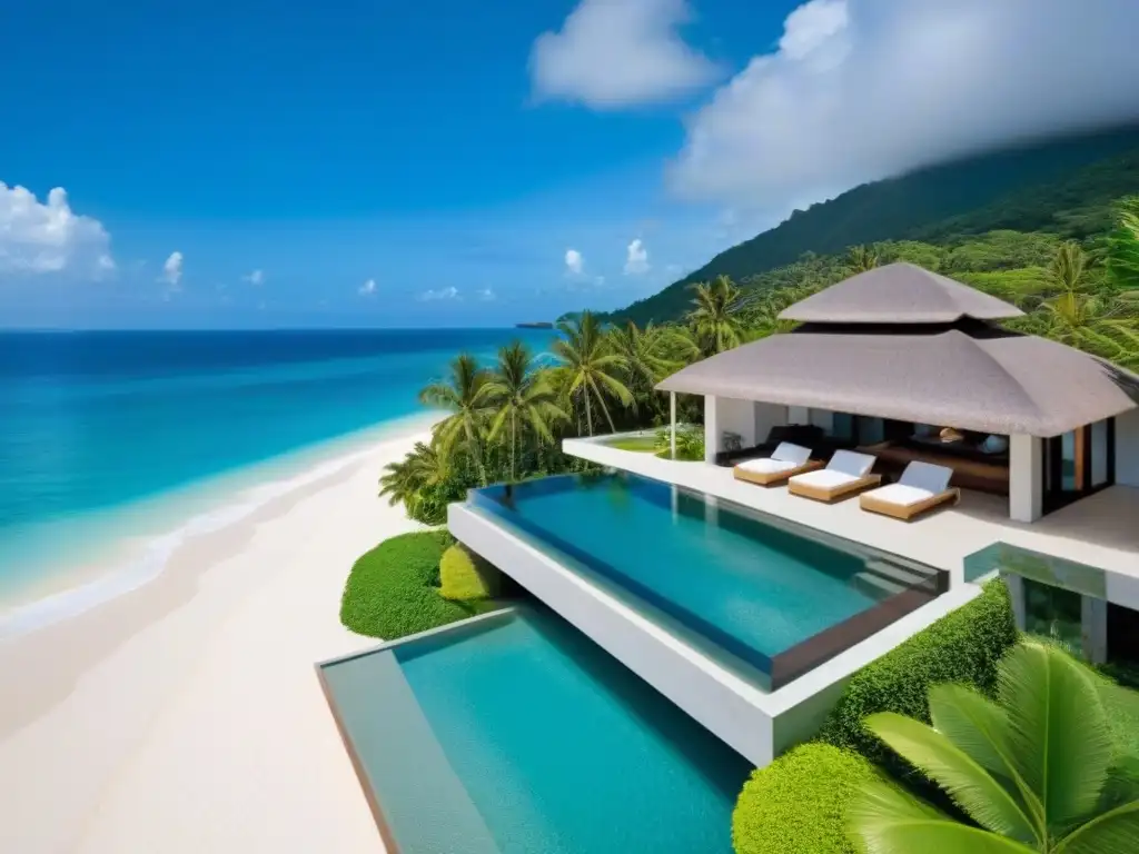 Villa de lujo frente a la playa en paraíso tropical Inversiones inmobiliarias en América Latina: Una lujosa villa frente a la playa en paraíso tropical