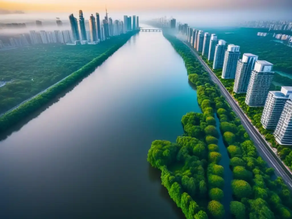 Inmensidad urbana: edificio de lujo en ciudad moderna Inversiones inmobiliarias de lujo internacional: Edificio de alta gama en ciudad moderna