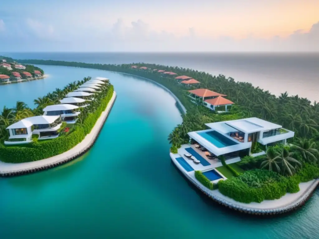 Mansión de lujo frente al mar: elegancia exclusiva Inversiones inmobiliarias de lujo internacional: Mansión moderna con vista al mar, piscina infinita y yate privado en muelle