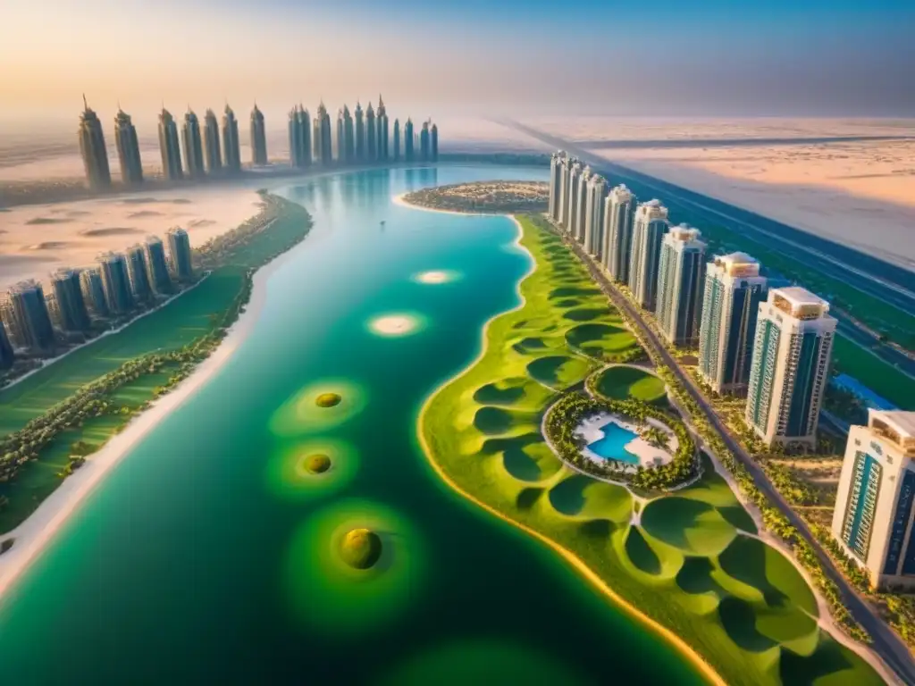 Exclusivo complejo residencial de lujo en Dubai Inversiones inmobiliarias de lujo Medio Oriente: Exclusivo complejo residencial en Dubai con arquitectura futurista y vistas impresionantes