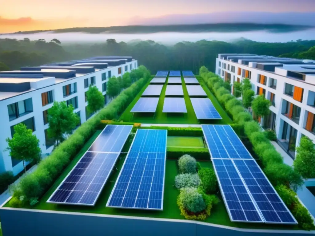 Inversiones inmobiliarias con sostenibilidad y valor a largo plazo en armonía con la naturaleza y diseño urbano moderno