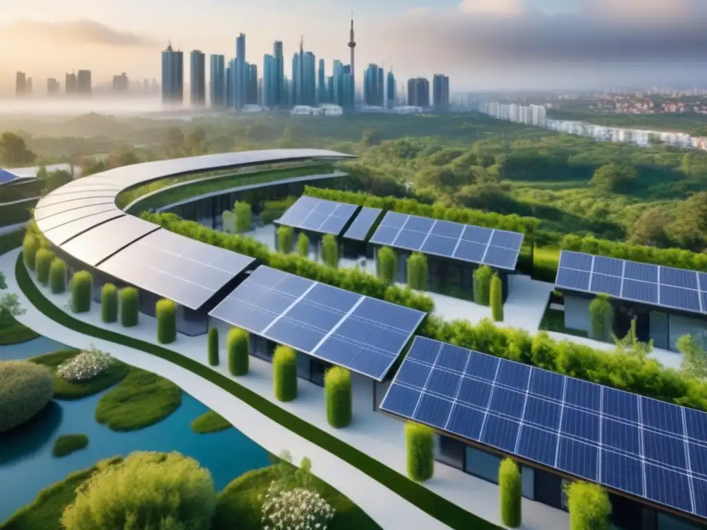 Desarrollo inmobiliario sostenible: armonía urbana y naturaleza Inversiones inmobiliarias sostenibles internacionales: Desarrollo urbano ecoamigable en armonía con la naturaleza y la comunidad